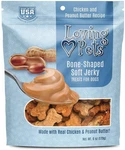 Loving Pets Bone-shaped Soft Jerky Treats Chicken & Peanut Butter 6OZ. Fixed Price $16.48.