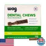 Wag Dental Dog Treats: Tiny, 2.25 Lbs, 130 Ct. Clean Teeth, Fresh Breath. Fixed Price $43.73.