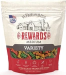 Wholesomes Rewards Classic Medium Variety Dog Treats 3LBS 2100358. Fixed Price $6.99.