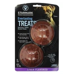 Starmark Everlasting Dog Treat Hard Chew Liver Large. Fixed Price $12.90.