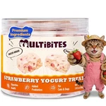 Freeze Dried Strawberry Yogurt Cat & Dog Treats - Probiotics. Fixed Price $21.99.