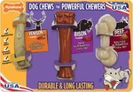 Nylabone Dog Chews For Powerful Chewers - 3 Variety Pack. Fixed Price $29.99.