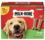 Milk-bone Original Flavor, Large Crunchy Dog Treat Biscuits, 15 Lbs. Sealed Box. Fixed Price $26.98.