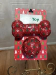 Jmle Christmas Time Bone 6.5 & Ball 3.5 Dog Toy With Squeakers. Fixed Price $14.99.