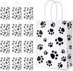 20 Pcs Puppy Dog Paw Gift Bags With Paper Twist Handles, Trea. Fixed Price $18.84.