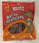 Meaty Treats Bac'n Creations Bacon & Cheese Dog 25 Oz. (1.5 Lbs). Fixed Price $19.99.