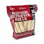 Canine Chews Premium All-natural Beef Hide Retriever Rolls 15 Count. Fixed Price $16.70.