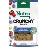 Nutro Small Crunchy Natural Dog Treats With Real Mixed Berries, 10 Oz. Bag. Fixed Price $9.69.