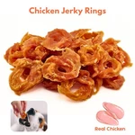 Chicken Jerky Rings Dog Treats Natural High Protein Rawhide Free Chews 10.6 Oz. Fixed Price $18.96.