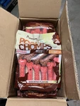 Lot Of 6 Bags , Premium Pork Chomp Dog Treats Best By 02/23/2027. Fixed Price $80.00.