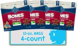 Bones Natural Crunchy Dog Treats Mini Biscuits Beef, 12OZ. Bag, 4 Count. Fixed Price $38.79.