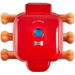 Dash Mini Dog Maker Red Makes 6 Treats Non-stick Nib. Fixed Price $11.99.