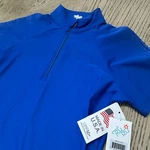 Tzu Women's Lucy Top Shortsleeve Size Blue 00532-L2. Fixed Price $37.04.