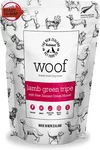 The New Zealand Natural Pet Food Co Woof Freeze Dried Dog Treats - Lamb Green. Fixed Price $18.00.