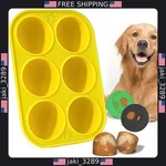 Baborui Silicone Dog Treat Molds - 6 Cavities For Large Pupsicles (l). Fixed Price $22.06.