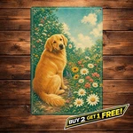Your Butt Napkins My Lord Golden Dog Metal Sign Bathroom Art. Fixed Price $10.79.