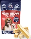 Himalayan Yak Cheese Dog Chews, Large 4-PACK, Natural Lactose-free Treats. Fixed Price $36.56.