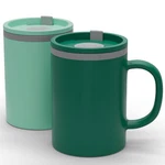 Copco Iconic 16OZ Double Wall Insulated Desk Mug With Lid & Handle, Set Of 2. Fixed Price $19.99.