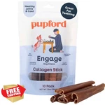 Pupford Collagen Chews 10PK 6" Bully Stick Alternative Dog Treats. Fixed Price $39.99.