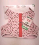 Dog Holiday Vest Harness Christmas Candy Canes Bones Pink & Red. Fixed Price $8.99.
