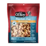 Rawhide Free Chicken Mini Knotted Bones For Dogs, 28.2 Oz, 50 Count Bag. Fixed Price $27.53.
