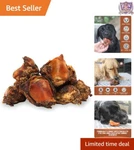 Buffalo Knee Caps Bones 10-PACK All Natural Rawhide Free Chew Treats For Dogs. Fixed Price $38.99.