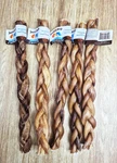 5PC Thick Braided 12IN Bully Sticks By Jack & Pup. Fixed Price $53.99.