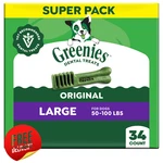Greenies Original Large Dental Dog Treats 34 Count 54 Oz. Fixed Price $35.77.
