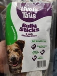 Lively Tails Bully Sticks 6" Premium Treats. Fixed Price $21.00.