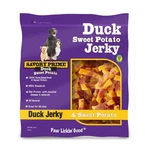 Paw Lickin' Good Savory Prime Duck Jerky Sweet Potato Dog Treats. Fixed Price $29.99.