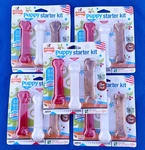 Lot Of 5 Nylabone Puppy Starter Kit - Bacon Flavor 07/2027 New. Fixed Price $39.99.