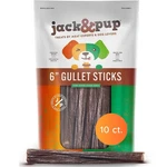 Jack&pup 6-INCH Gullet Sticks For Dogs Odor Free Joint 7 Ounce (pack Of 1). Fixed Price $17.84.