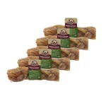 (5 Pack) Wild Eats Water Buffalo 6" Braided Paddywack Dog Chew. Fixed Price $19.95.