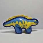 Dinosaur Durable Dog Toy Throw Fetch Chew Float Dental Texture Rubber Canvas. Fixed Price $22.00.