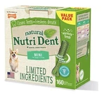 Nylabone Nutri Dental Mini Fresh Breath Chew Treats Dogs 5-10LB 160 Ct New. Fixed Price $48.99.