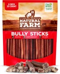 Odor-free Bully Sticks (6 Inch, 25 COUNT),1.3 Lb. Bag, Fully Digestible 100% Bee. Fixed Price $137.99.