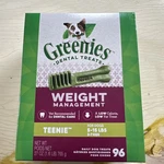 Greenies Weight Management Teenie Size 96 Count Best By 05/21 /27. Fixed Price $25.99.