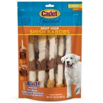 Cadet Gourmet Shish Kabob Chews For Large Dogs, Rawhide 8 Count (22.9 Oz). Fixed Price $31.34.
