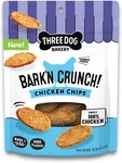 Three Dog Bakery Bark Crunch Chicken Chips 4OZ. Fixed Price $26.06.