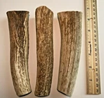 (3) Pack Large Grade Premium Whole Organic Elk Antler Dog Chews Treats Crafts. Fixed Price $55.95.