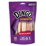 Dingo Dynostix Premium Rawhide Treats Made With Real Chicken, Fillers 10 Ct. Fixed Price $20.89.