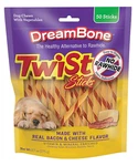 Dreambone Chicken & Vegetable Twist Sticks Rawhide Free Treats For Dogs 50 Count. Fixed Price $19.99.