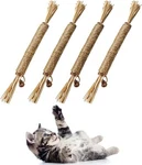 4 Pack Natural Silvervine Sticks For Cats - Chew Toys Kittens Teeth Brown. Fixed Price $9.40.