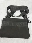 Wild One Dog Treat Pouch & Poop Bag Dispenser Wear 2 Ways Crossbody Adjustable. Fixed Price $21.00.