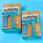 *lot Of 2* Arm & Hammer Nubbies Ora-play T-bone Blue Dental Chew Toy For Dogs. Fixed Price $20.00.