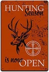 Metal Signs Hunting Season Is Now Open Painting Canvas Wall Art Living Room. Fixed Price $9.99.