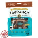 Truranch Collagen Bones 4-5" Bully Dog Treat Joint Health Bag Count. Fixed Price $20.00.
