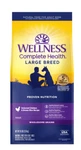 Wellness Complete Natural Large Breed Dry Dog Food Chicken & Rice 30-POUND Bag. Fixed Price $37.79.