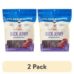 (2 Pack) Golden Rewards Duck Flavor Premium Dry Jerky Treats For All Dogs, 32 Oz. Fixed Price $35.58.