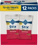 Stix Natural Soft Moist Dog Treats Togo Beef Recipe, 1OZ Bags, Pack 12. Fixed Price $30.83.